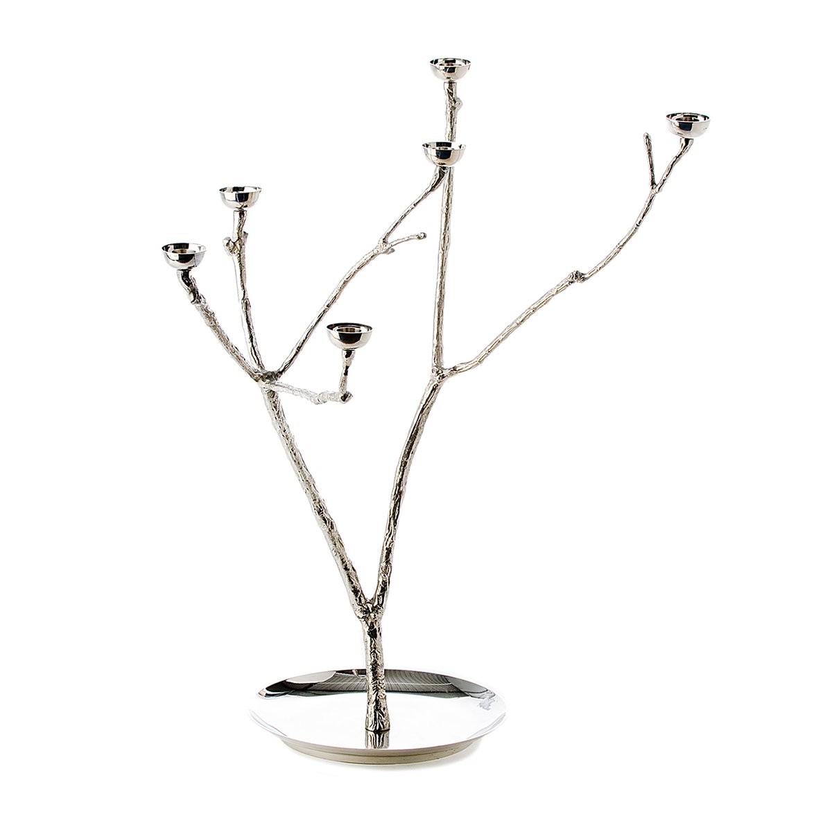 POLSPOTTEN Twiggy lysestake L 65 cm Sølv