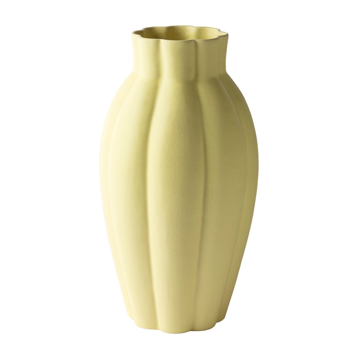 Bilde av PotteryJo Birgit vase 35 cm Pale Yellow