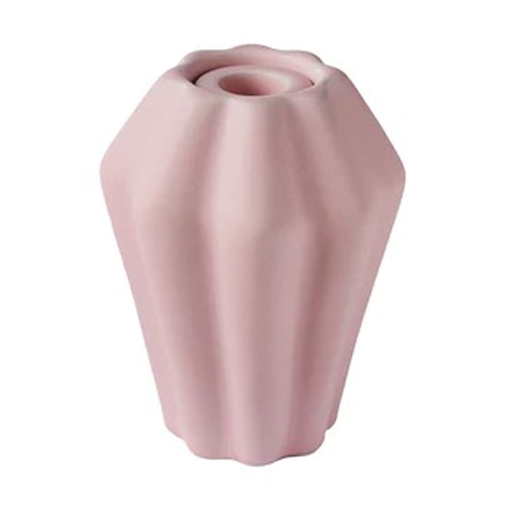 Birgit vase/lysholder 14 cm - Lily rosa - PotteryJo