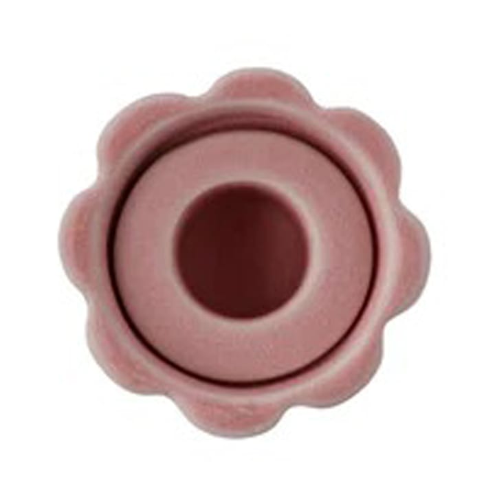 Birgit vase/lysholder 17 cm - Lily rosa - PotteryJo