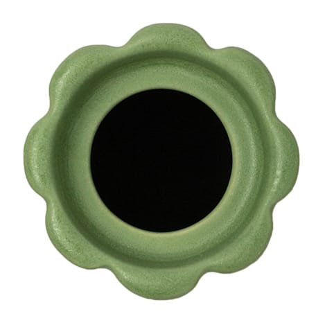 Birgit vase/lysholder 17 cm - Olive - PotteryJo