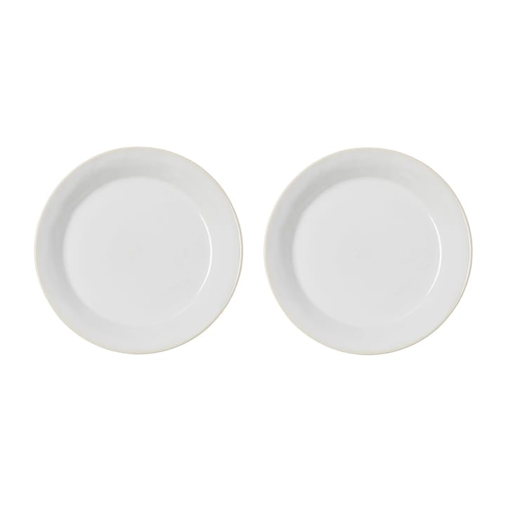 Daga tallerken Ø20 cm 2-pakning - White  - PotteryJo