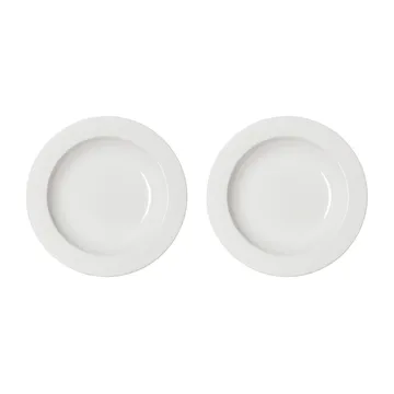 Daga tallerken Ø23,5 cm 2-pakning - White  - PotteryJo