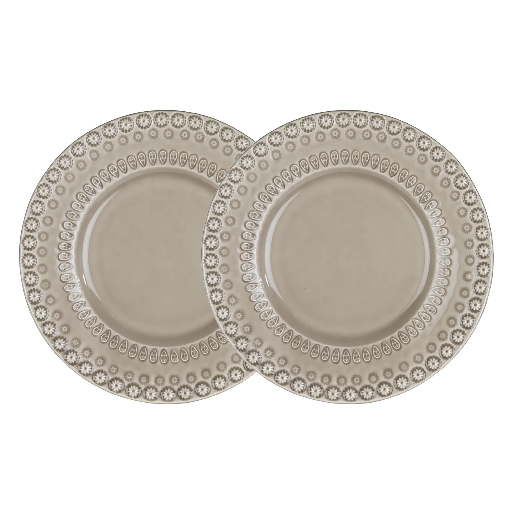 Daisy middagstallerken Ø 29 cm 2-stk., Greige (beige) PotteryJo