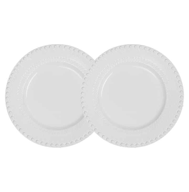 Daisy middagstallerken Ø 29 cm 2-stk. - White (hvit) - PotteryJo