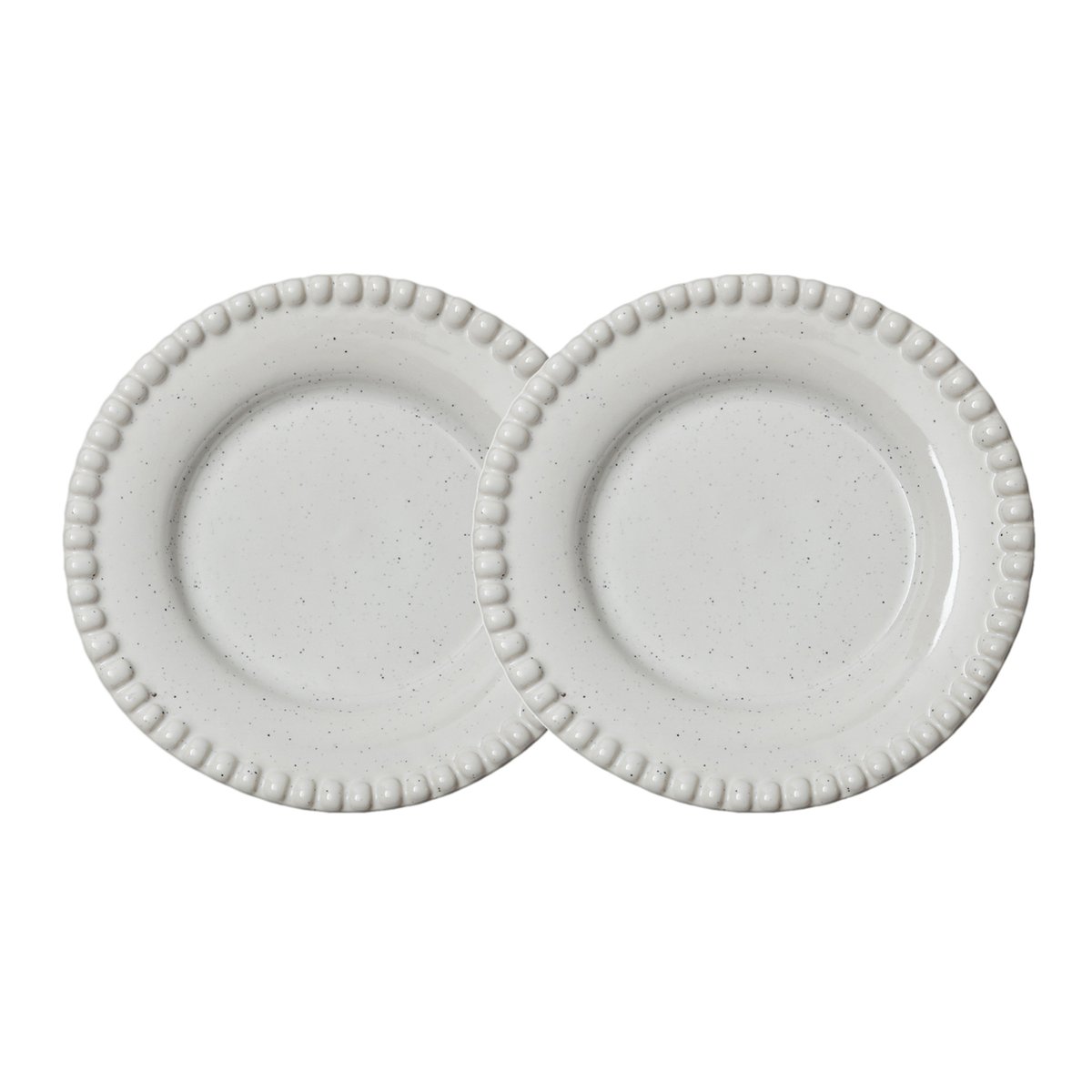 PotteryJo Daria desserttallerken Ø22 cm 2-stk. Cotton white shiny