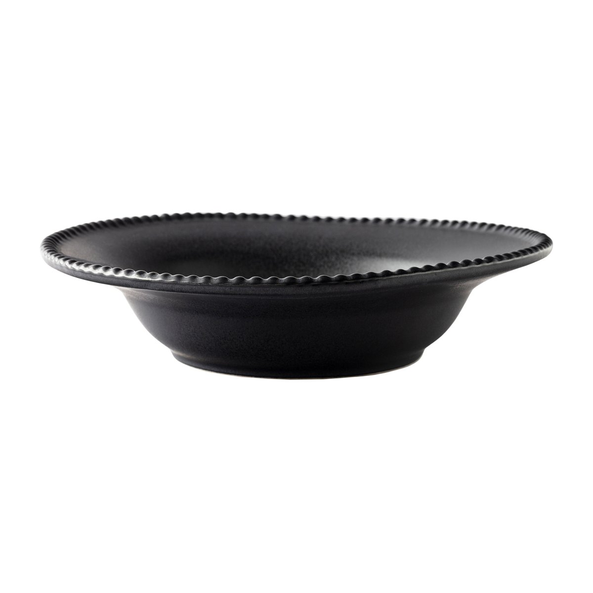 PotteryJo Daria pastatallerken 35 cm Ink black | Skandinavisk Design | Dype tallerkener | Svart