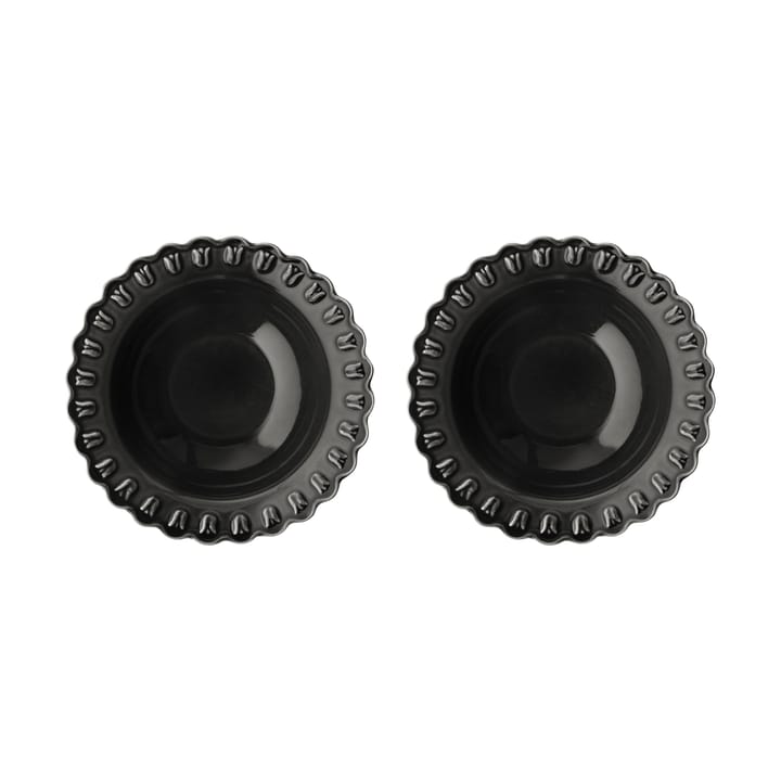 Tulipa dyp tallerken Ø23 cm 2-pack - Almost black - PotteryJo