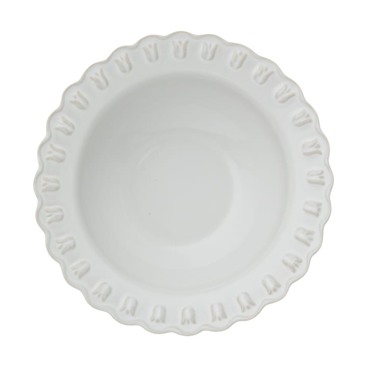 Tulipa dyp tallerken small Ø17 cm 2-pack, White PotteryJo