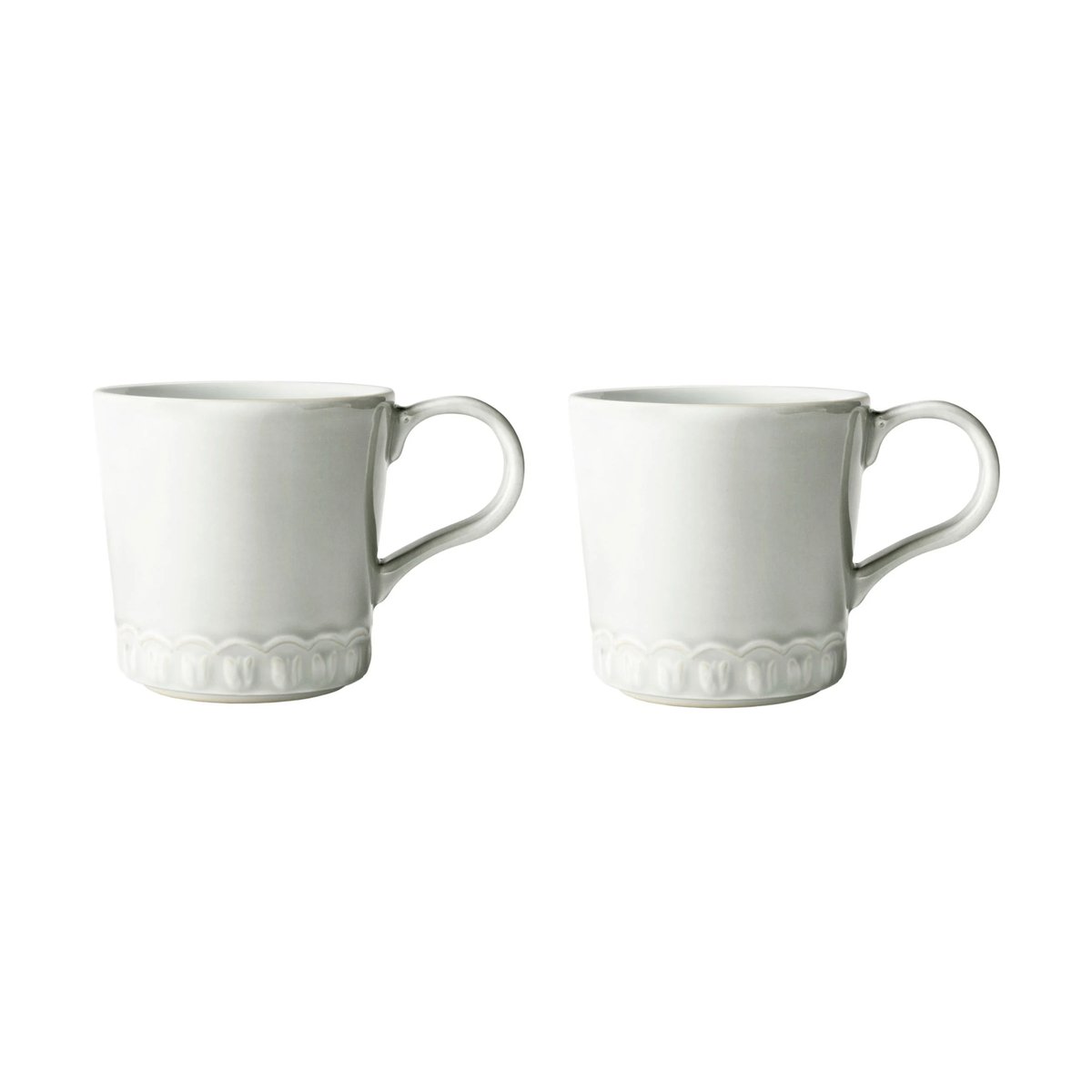 PotteryJo Tulipa kopp 40 cl 2-stk. White | Skandinavisk Design | Kaffekopper | Hvit