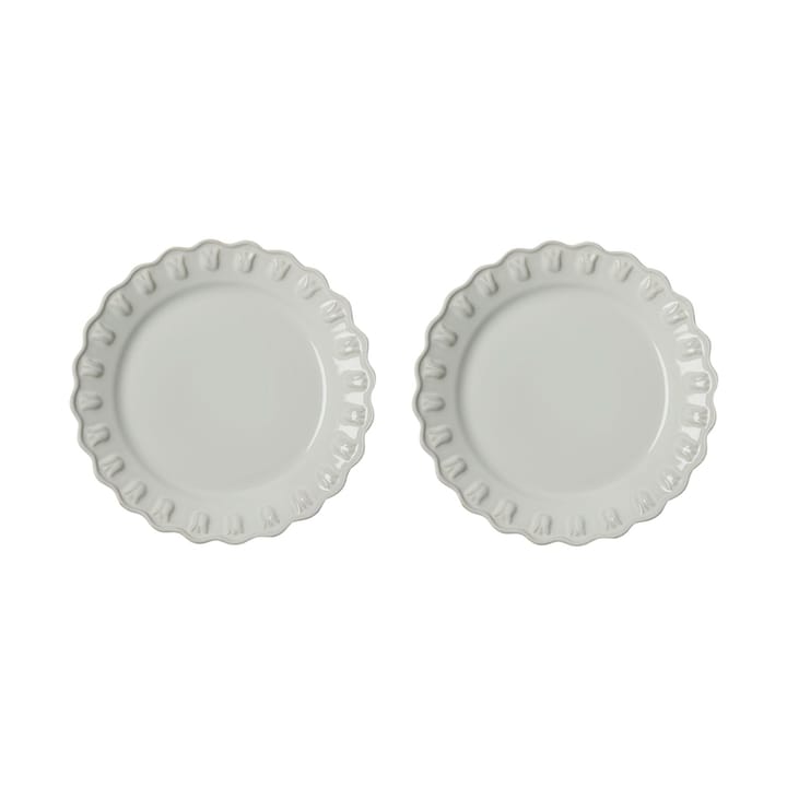 Tulipa tallerken Ø20 cm 2-pack - White - PotteryJo