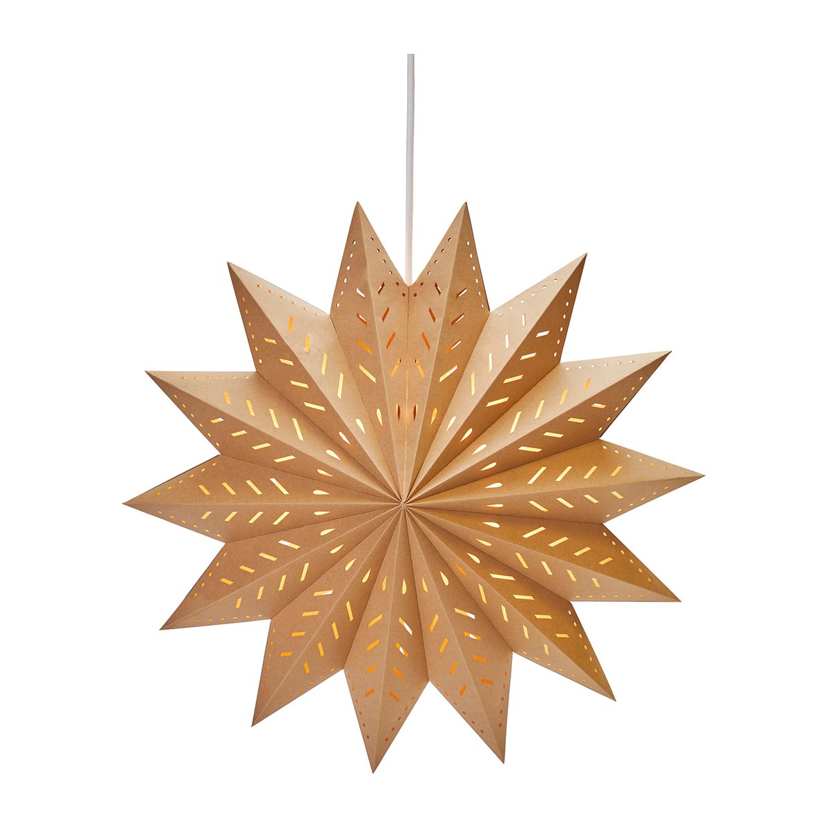 PR Home Alfa adventsstjerne brun 50 cm