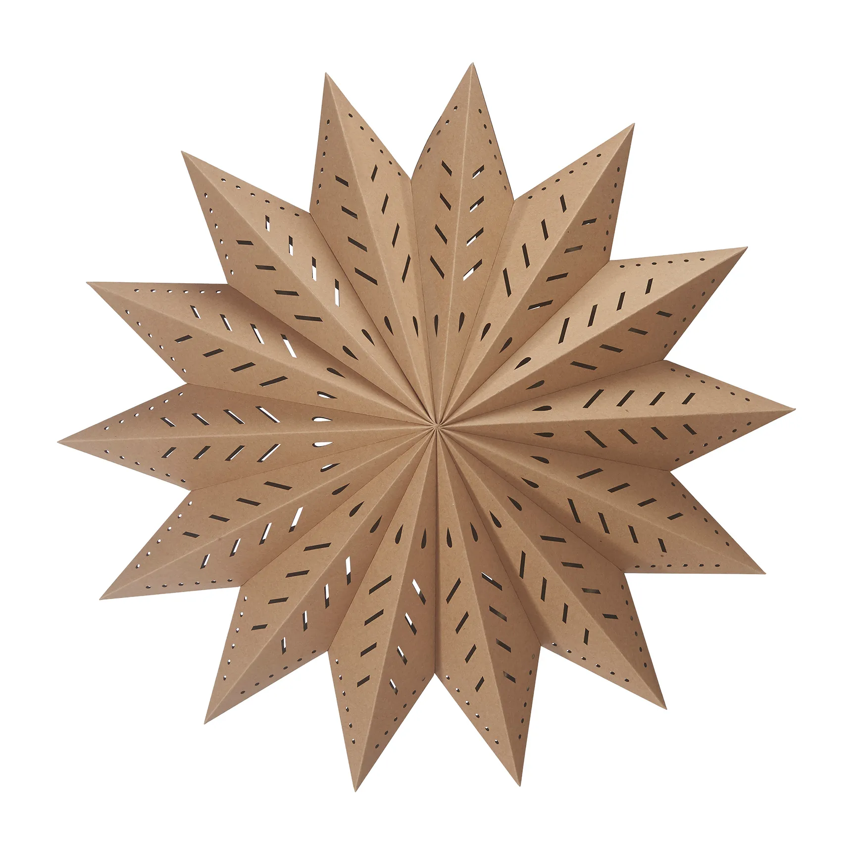Alfa adventsstjerne brun, Brun, 60 cm PR Home
