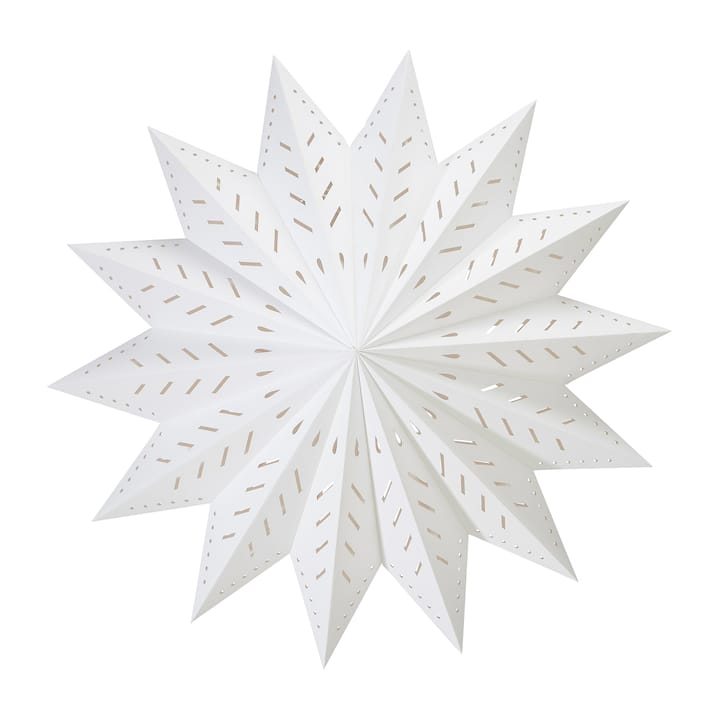 Alfa adventsstjerne hvit, 50 cm PR Home