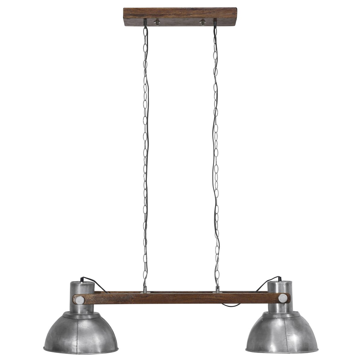 Bilde av PR Home Ashby double taklampe 110 cm Pale Sølv