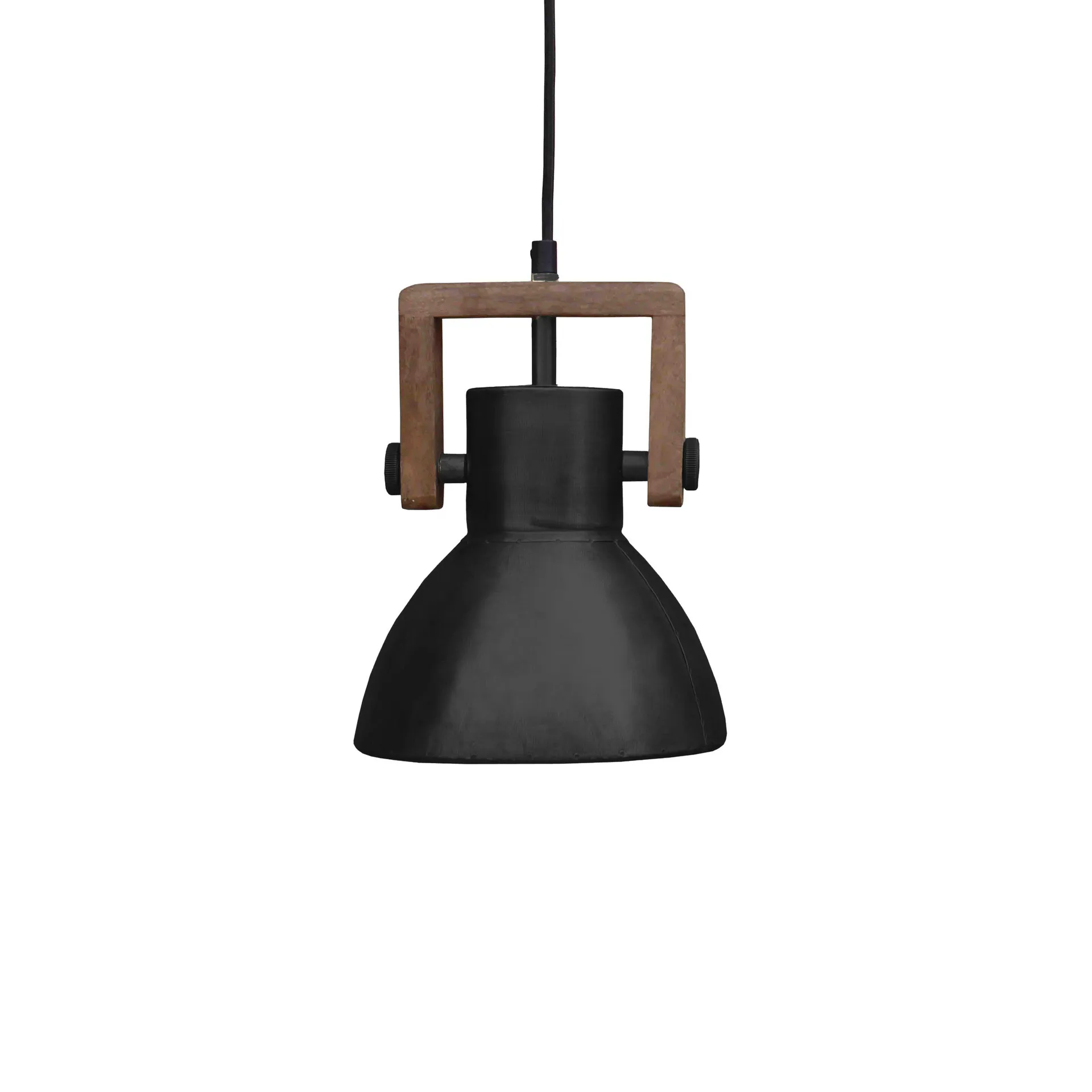Ashby single taklampe Ø19 cm, Black Zink PR Home