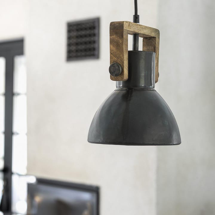 Ashby single taklampe Ø19 cm, Black Zink PR Home