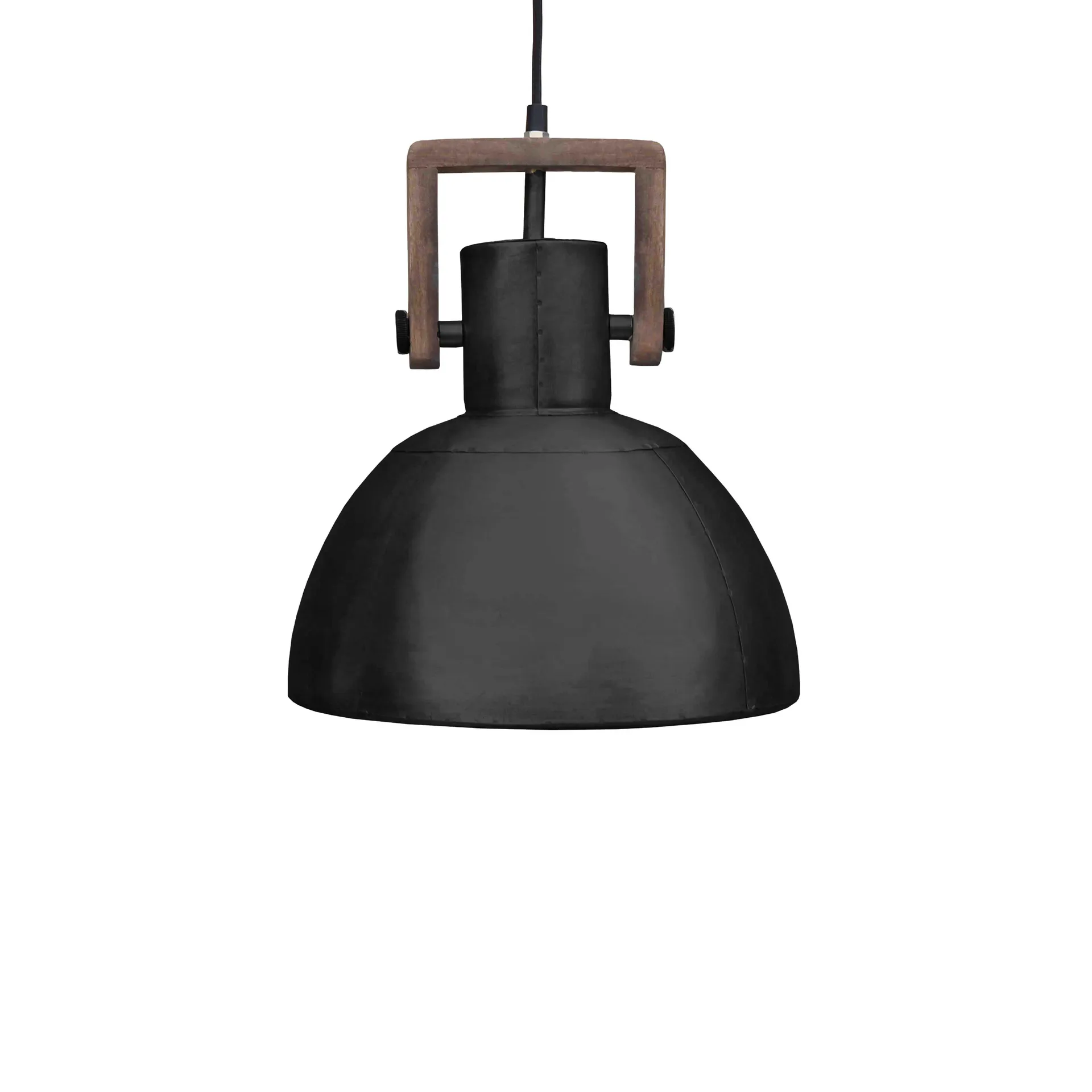 Ashby single taklampe Ø29 cm, Black Zink PR Home