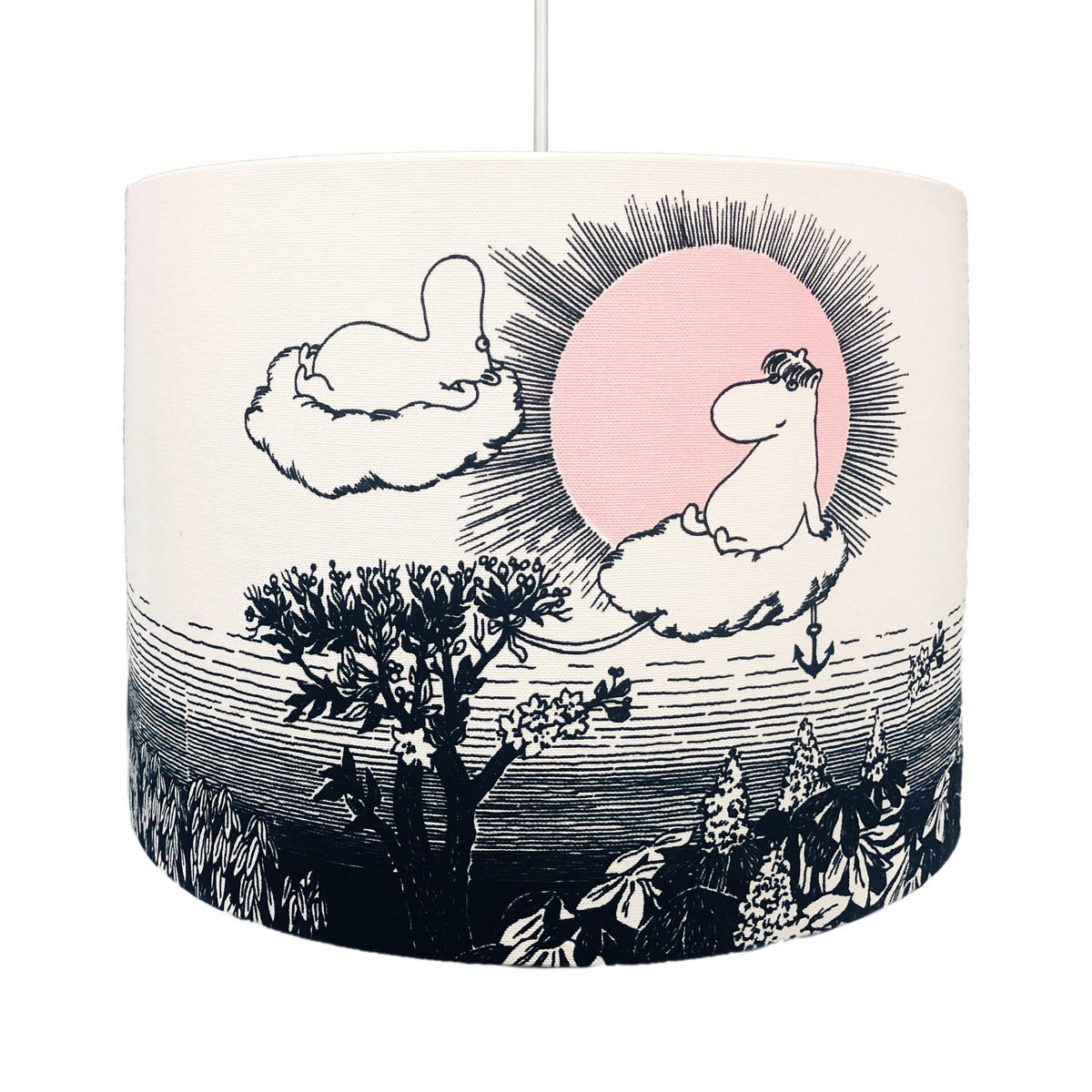 Bilde av PR Home Moomin The Sky taklampe Ø35 cm Hvit