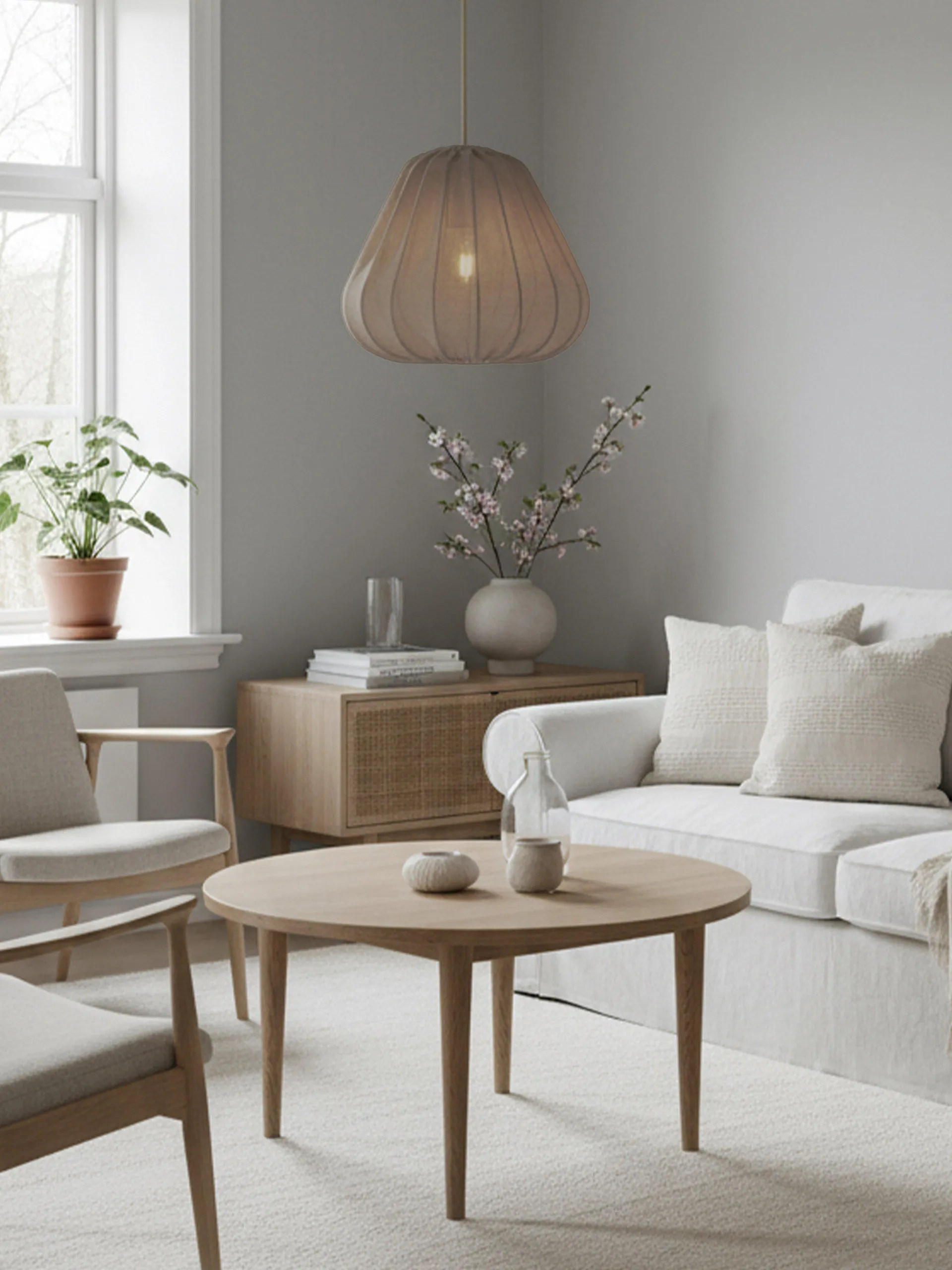 Sienna taklampe, Diana mose, Ø40x35 cm PR Home