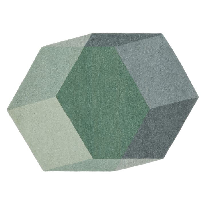 Iso teppe heksagon - Grønn - Puik