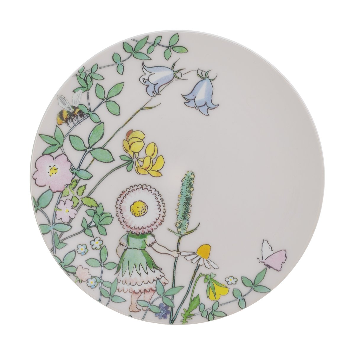 Rätt Start Elsa Beskow Blomsterfesten tallerken Ø20 cm Multi