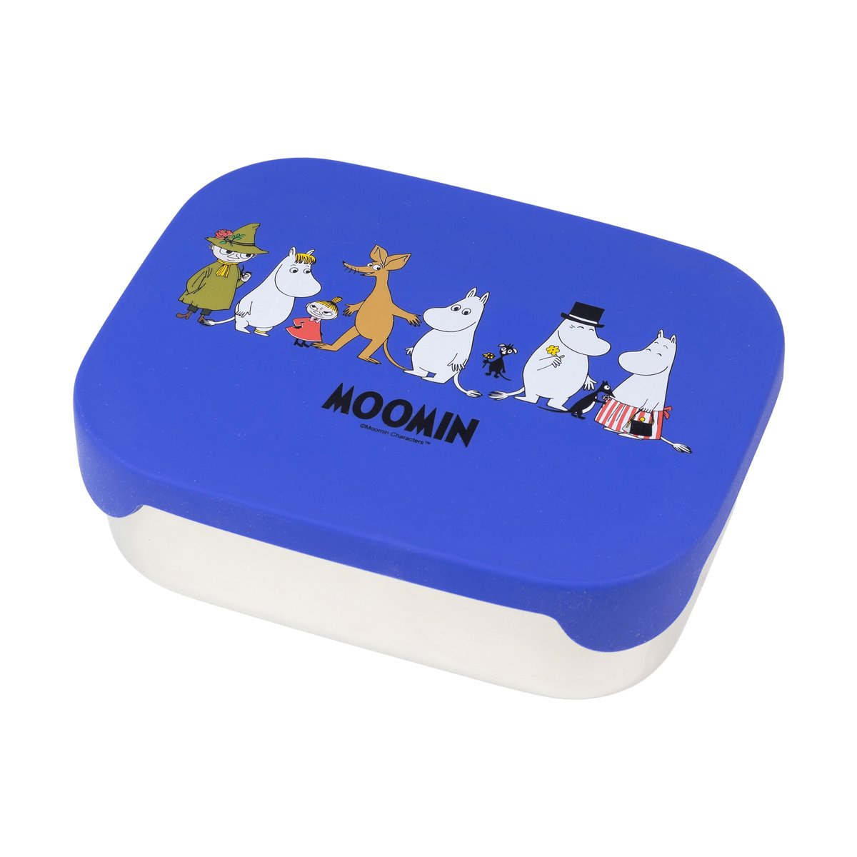 Rätt Start Mumin Familie matboks metall 13x17 cm Blå