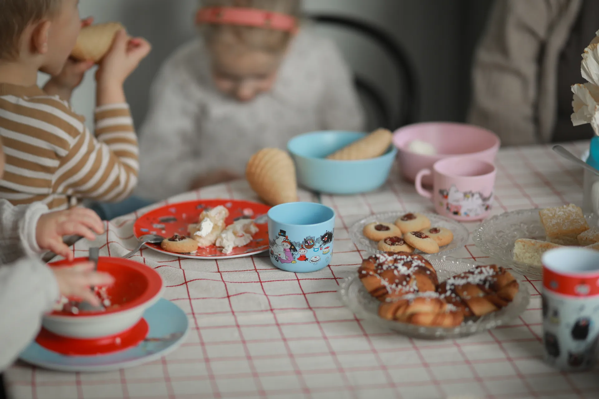 Mumin Picknick krus 25 cl, Lys blå Rätt Start