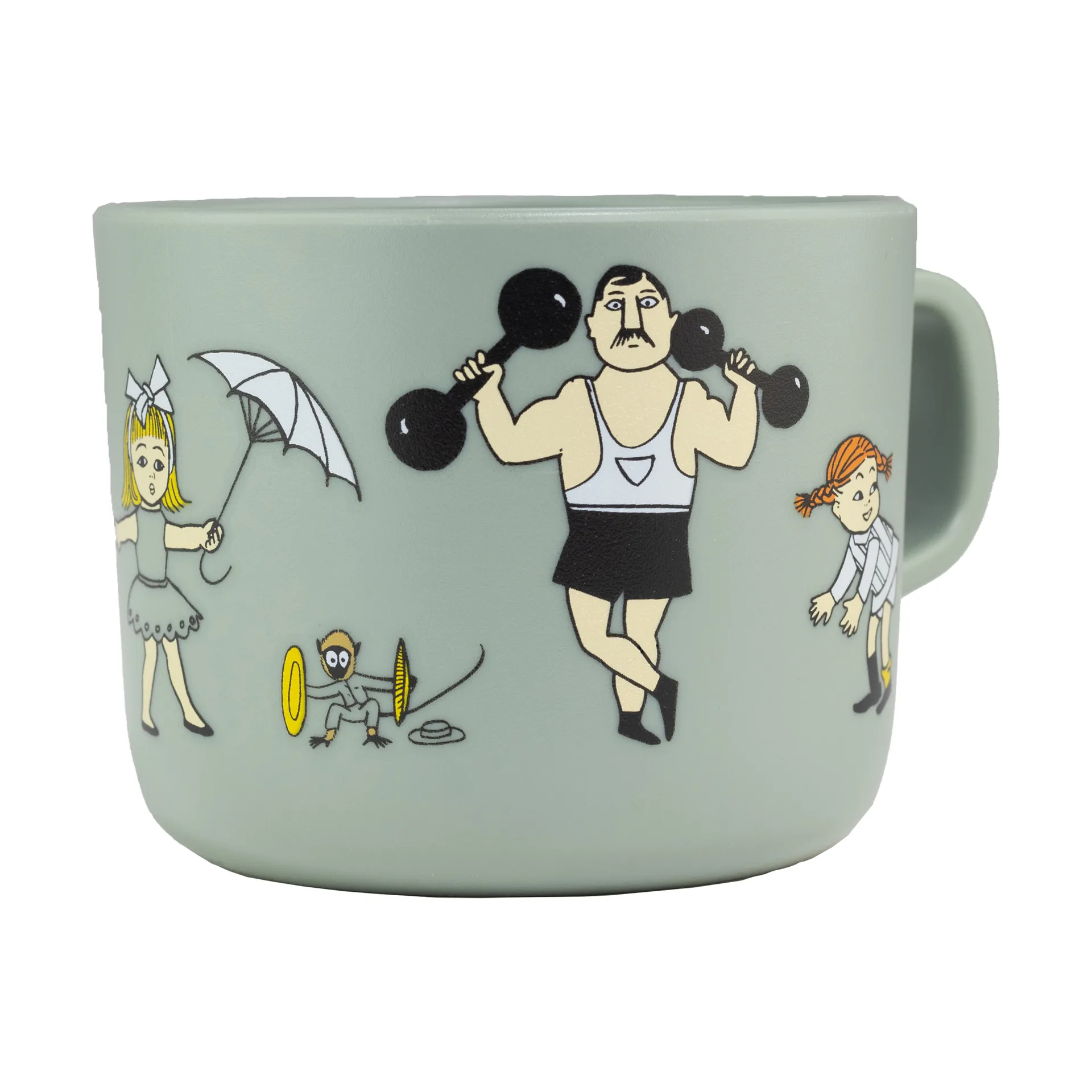 Pippi Sirkus kopp 25 cl, Grønn Rätt Start