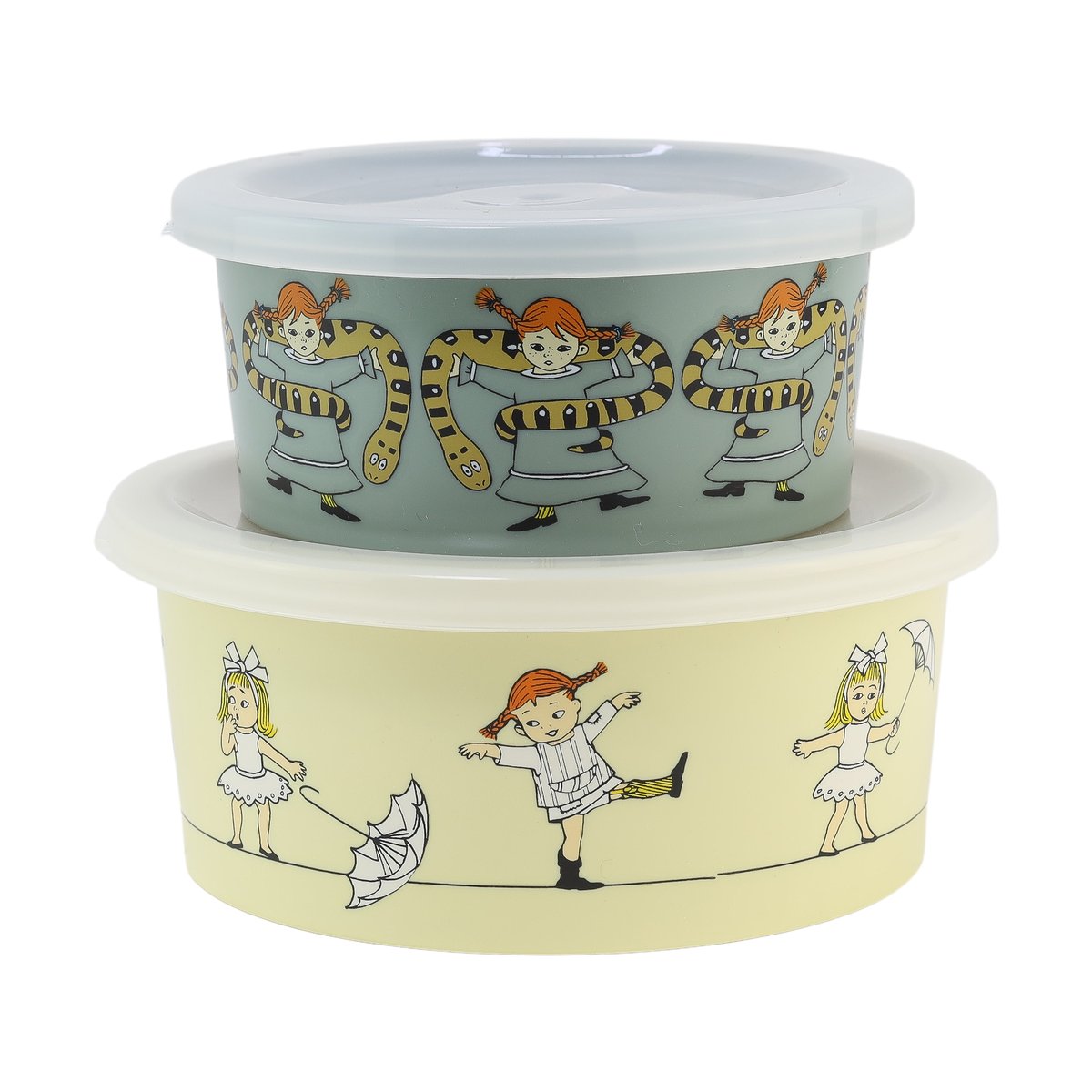 Rätt Start - Pippi snackboks 2 stk sirkus