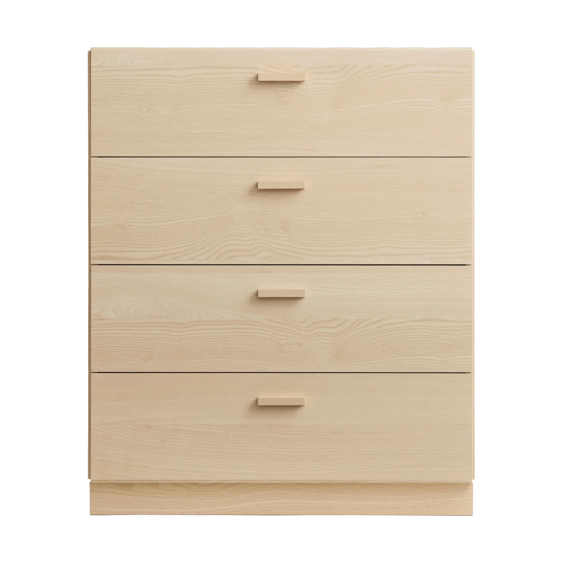 Relief kommode bred med sokkel 82x92,2 cm ask Relief