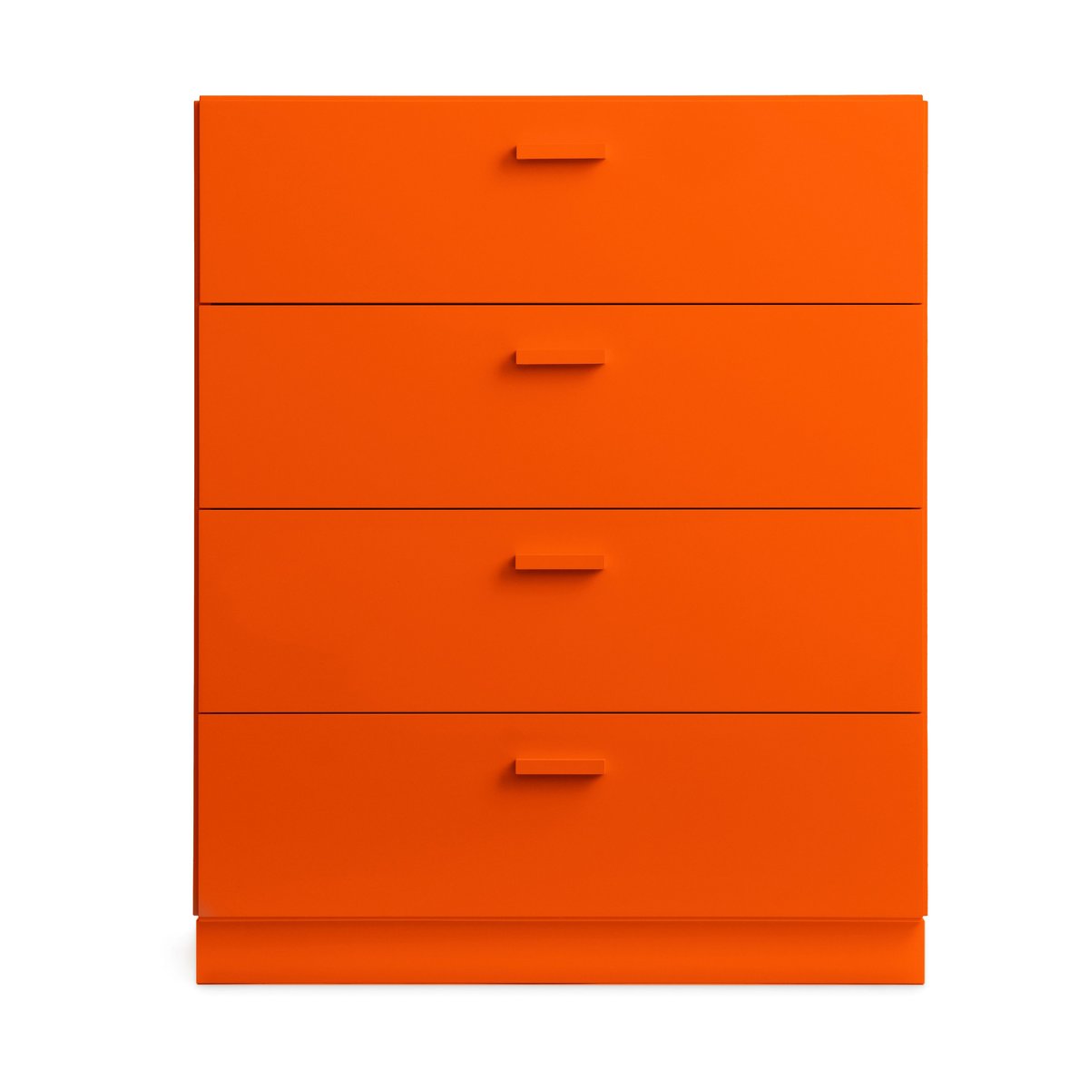 Relief Relief kommode bred med ben 82x92,2 cm oransje