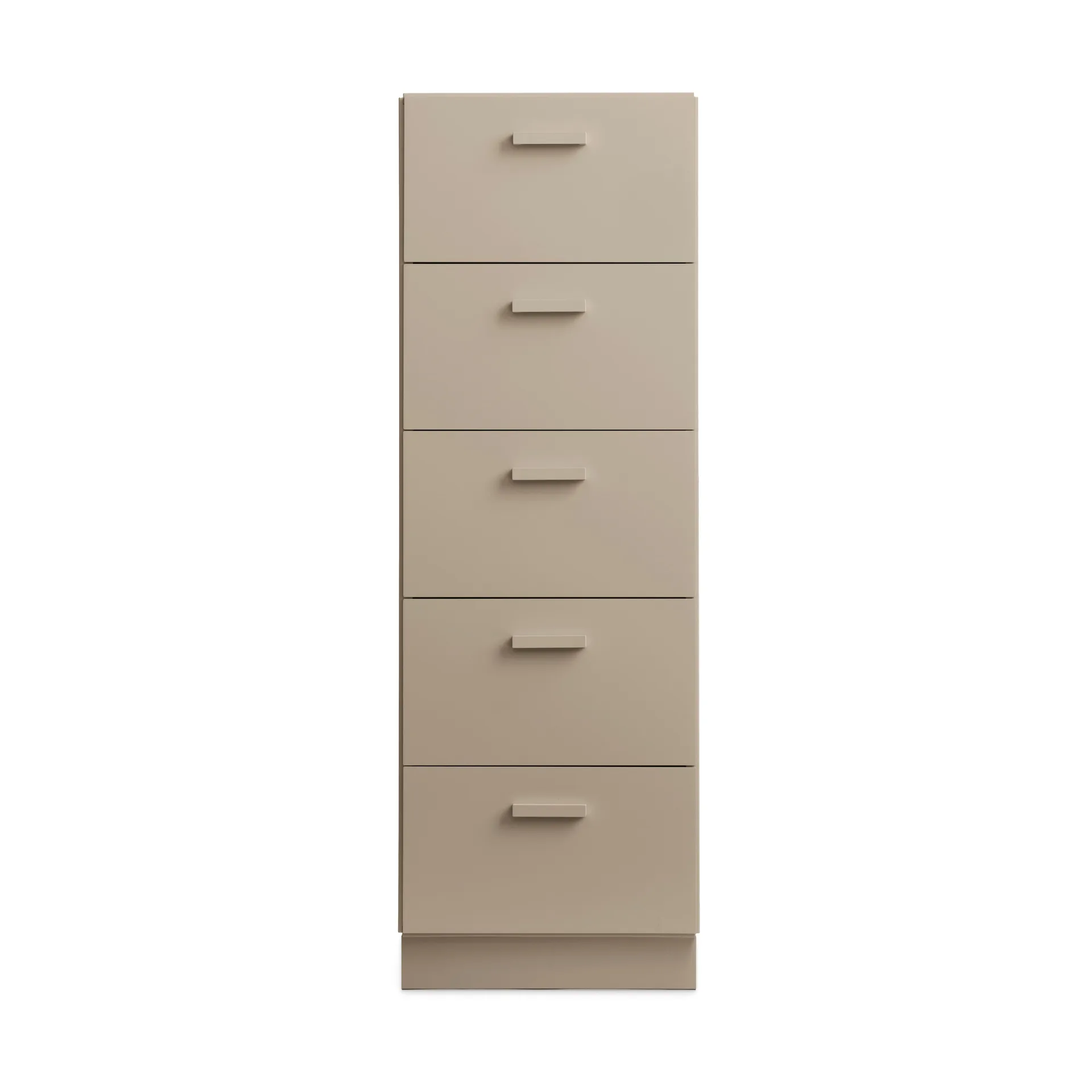 Relief kommode høy med sokkel 41x115 cm beige,  Relief