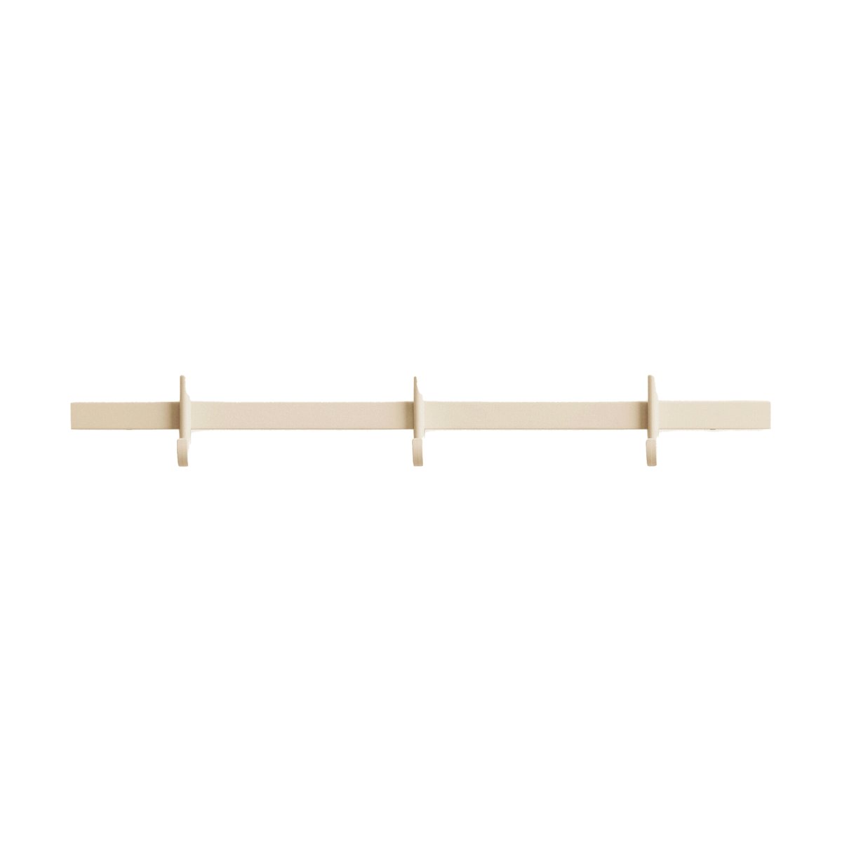 Relief kroklist small 41 cm Ask | Skandinavisk Design | Knagger & Knotter | Beige