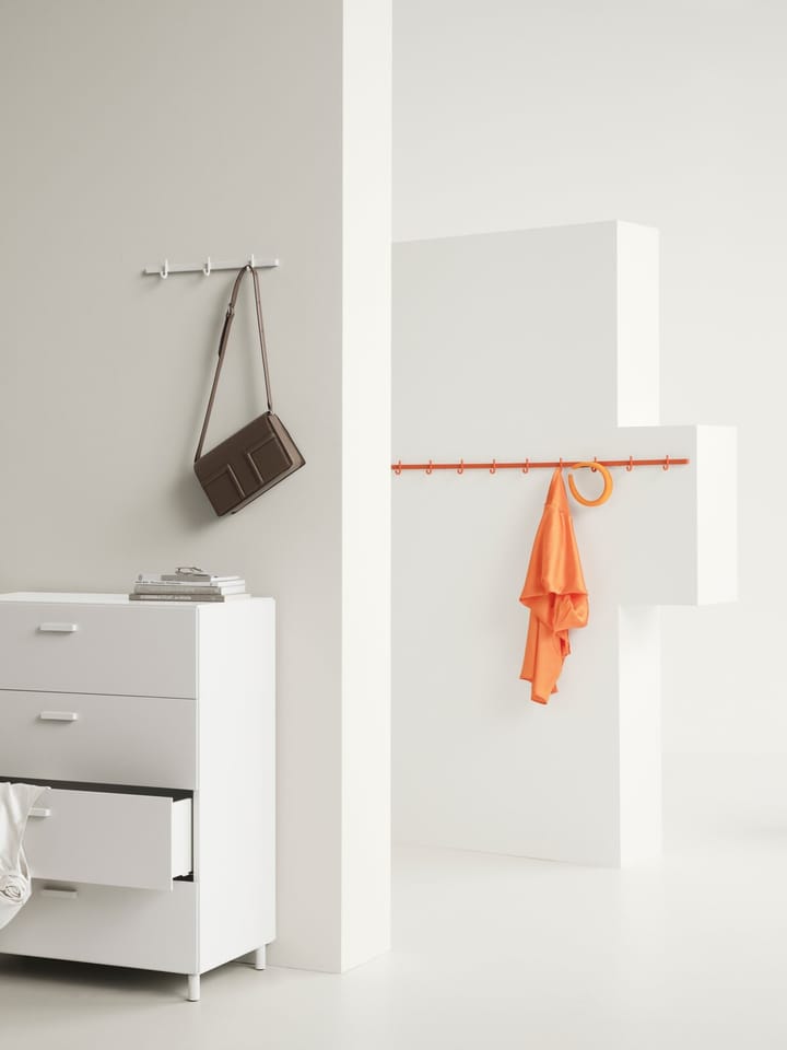 Relief kroklist small 41 cm, Hvit Relief
