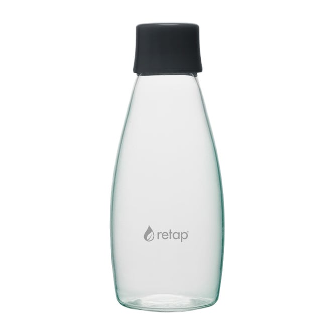 Retap Go 05 glassflaske skrukork 50 cl Grå | Skandinavisk Design | Vannflasker | Grå