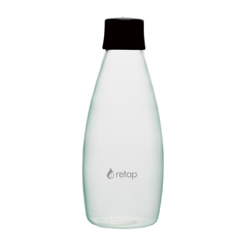 Retap Retap Go 08 glassflaske skrukork 80 cl Black