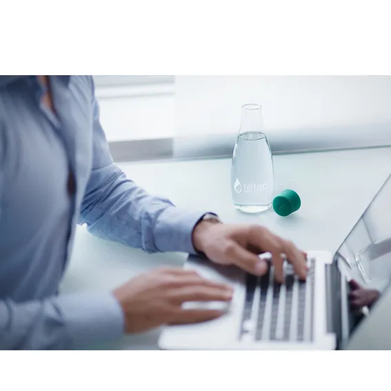 Retap vannflaske 0,5 l, Blå Retap