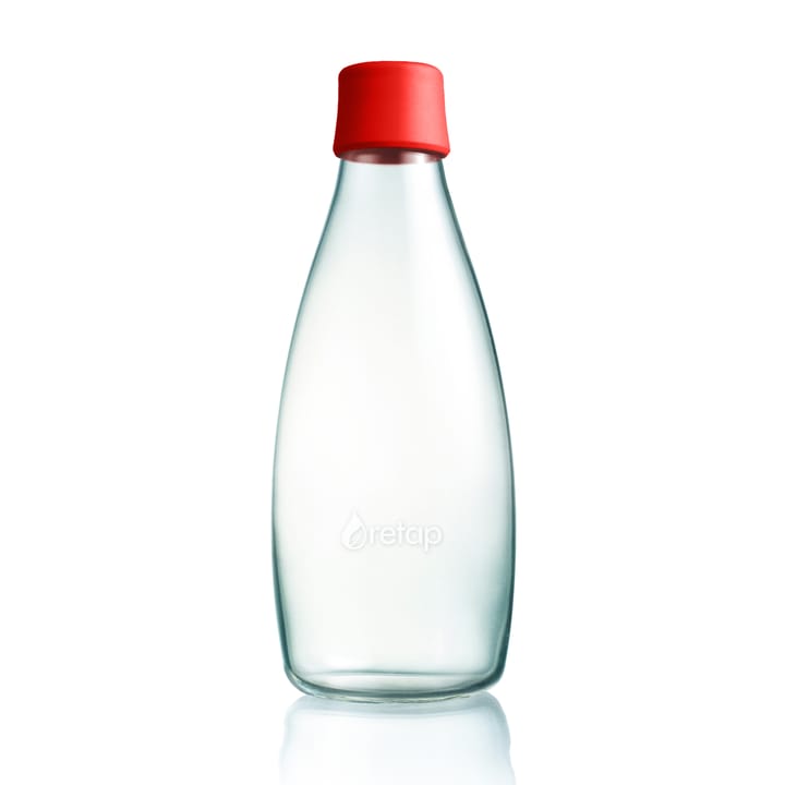 Retap vannflaske 0,8 l - rød - Retap