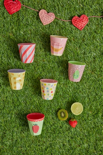 Rice barnekopp melamin 6-stk. - Happy fruits - RICE