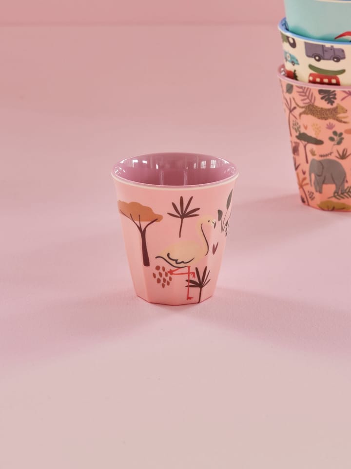 Rice barnekopp melamin, Pink Jungel Animal RICE