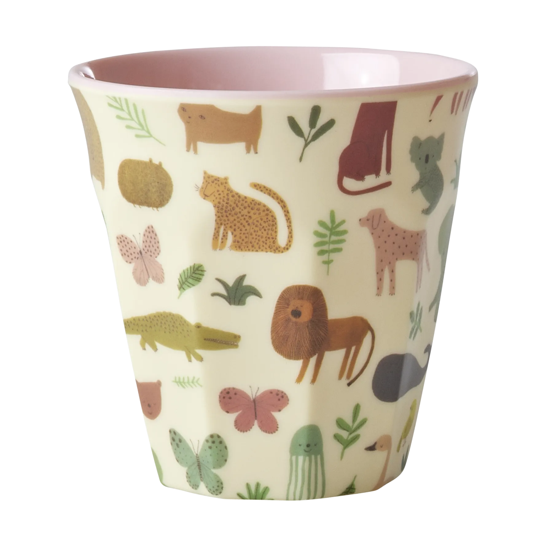 Rice barnekopp melamin, Sweet Jungle Print-Soft Pink RICE
