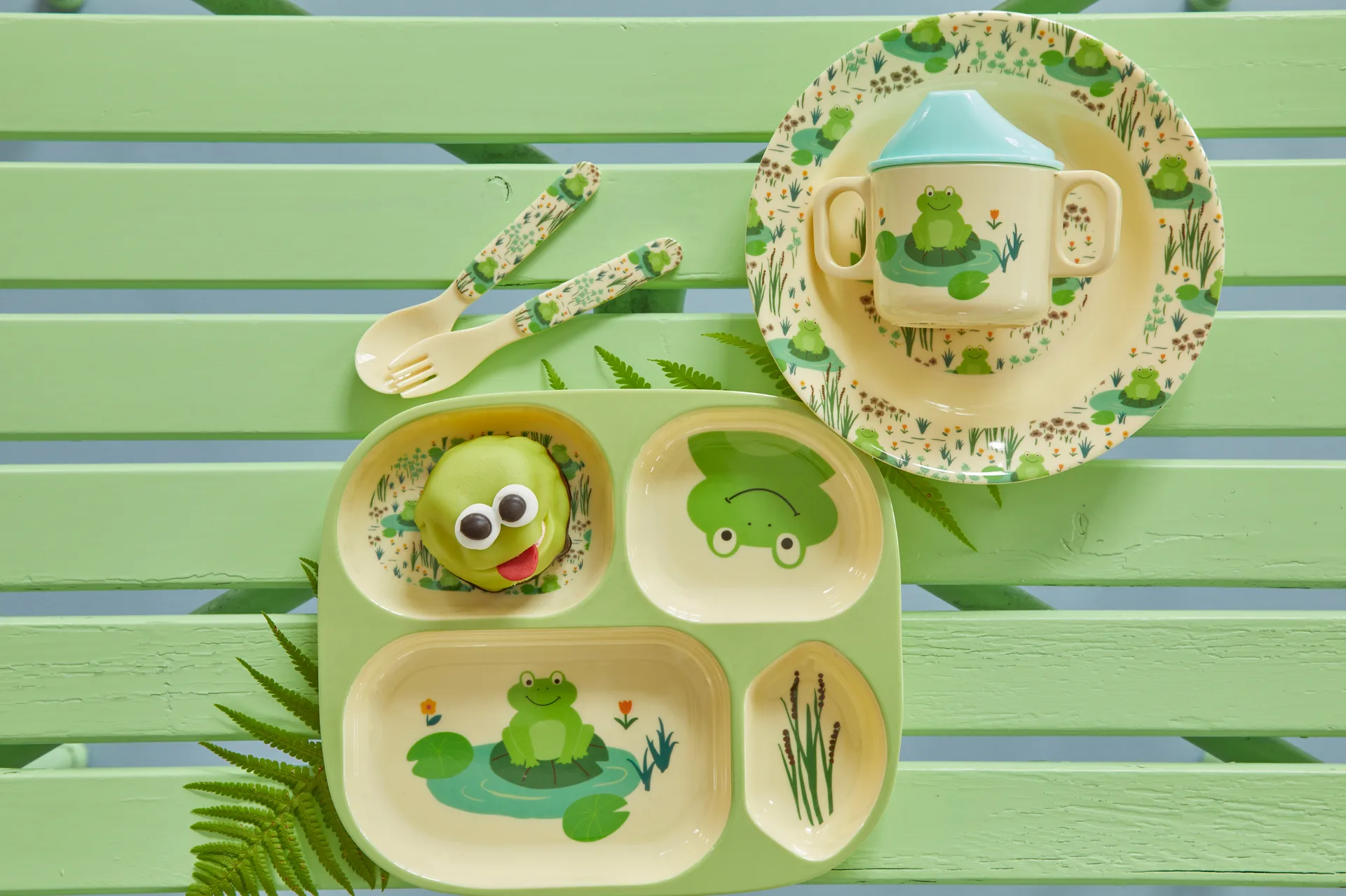 Rice barneservise 4 deler, Frog RICE
