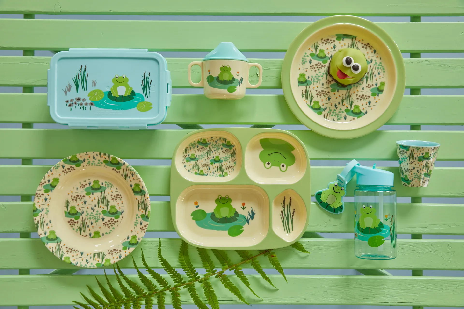 Rice barneservise 4 deler, Frog RICE