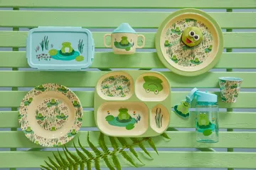 Rice barneservise 4 deler - Frog - RICE
