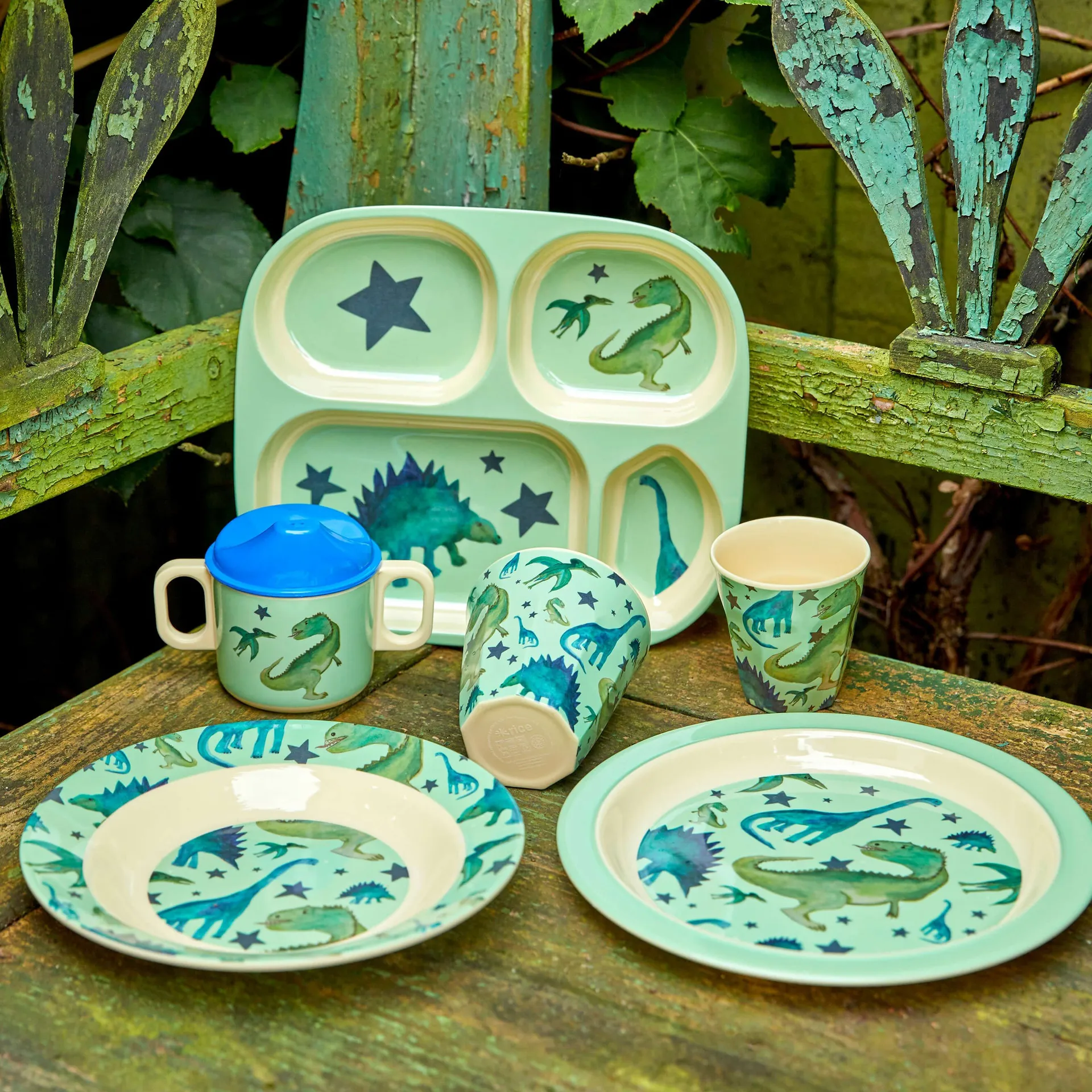 Rice barneskål melamin Ø20 cm, Dinosaurs RICE