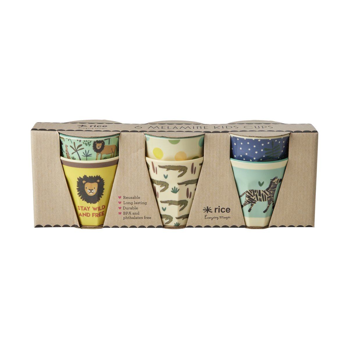 Rice barnkopp small 6-pack Multi | Skandinavisk Design | Kaffekopper | Multi