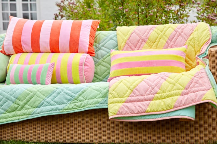 Rice bolsterpute 25 x 60 cm, Pink-yellow RICE