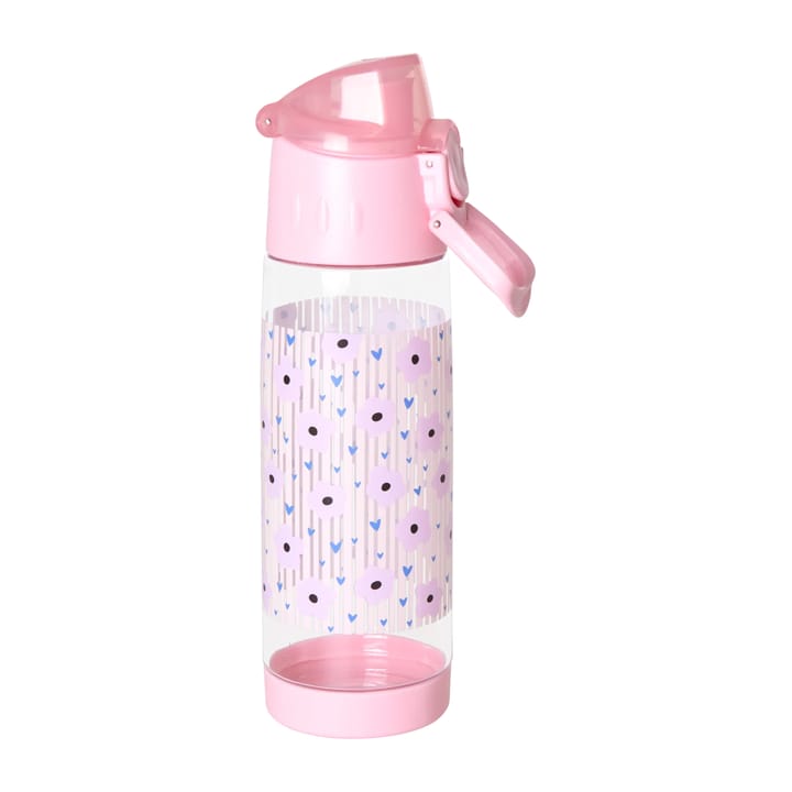 Rice drikkeflaske barn 50 cl - Flower print-pink - RICE