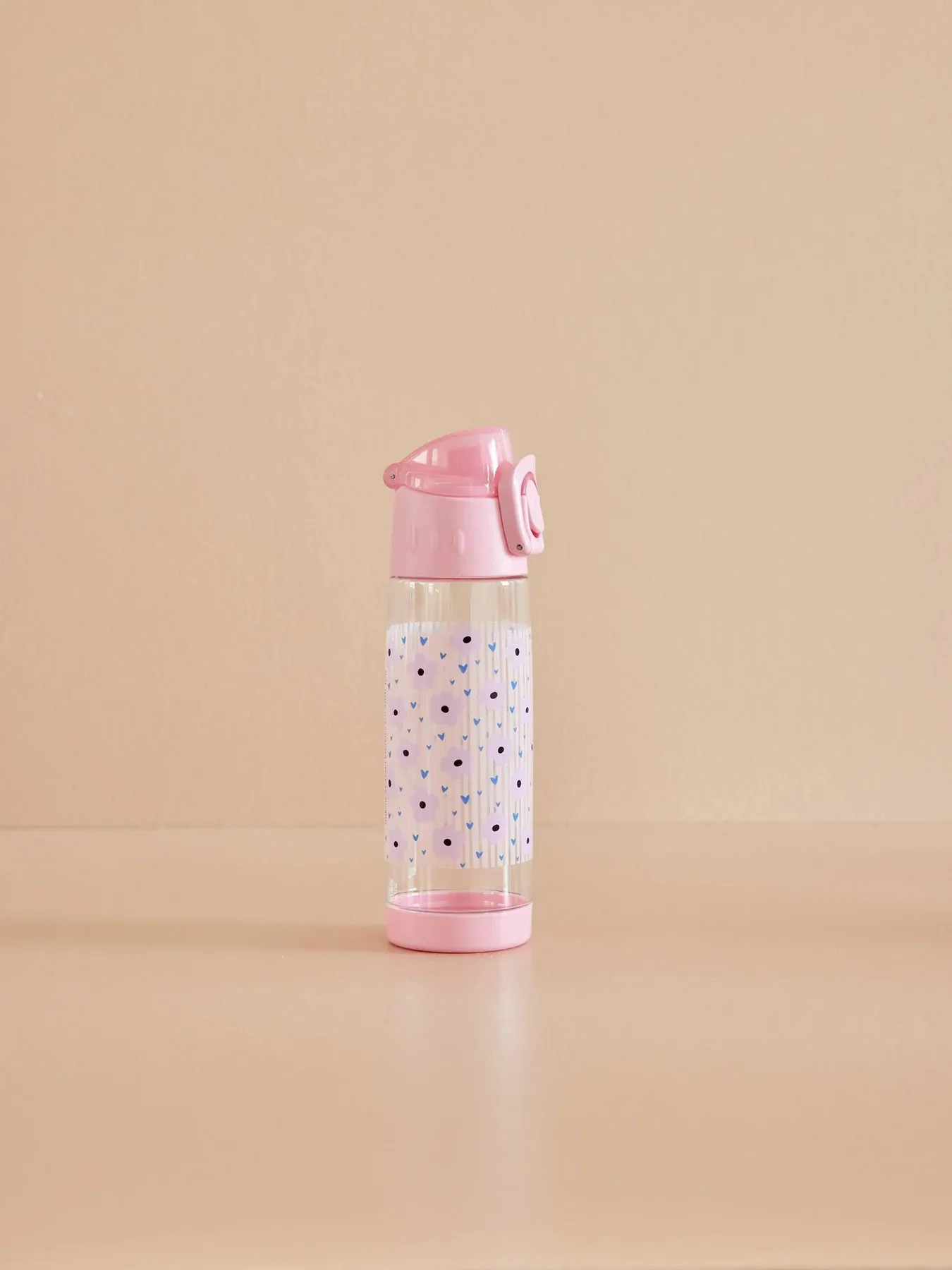 Rice drikkeflaske barn 50 cl, Flower print-pink RICE